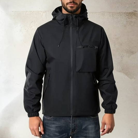 ✨ Outdoor Actie ✨ Heren Sportieve Effen Jas 🧥 Comfortabele Pasvorm, Licht Design & Veelzijdige Casual Look