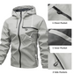✨ Outdoor Actie ✨ Heren Sportieve Effen Jas 🧥 Comfortabele Pasvorm, Licht Design & Veelzijdige Casual Look