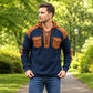 ✨ Casual Comfort ✨ Heren Wafelgebreide Hoodie 🧥 Zachte Textuur, Relaxte Pasvorm & Moderne Dagelijkse Stijl
