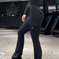 💖Yoga-broek voor dames met hoge taille, uitlopende pijpen en zakken