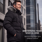 🔥 Gratis Verzending ✈️ Heren Gewatteerde Winterjas 🧥 Warme Voering, Comfortabele Pasvorm & Bescherming Tegen Koude Dagen