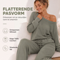 🔥 Gratis Verzending ✈️ Dames Off-Shoulder Set met Wijde Pijpen 👚 Elegante Look, Comfortabele Pasvorm & Veelzijdige Stijl