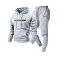 🔥Gratis verzending✈️Heren trainingspak met capuchon: sweatshirt en joggingbroek, set van 2 delen
