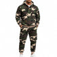 🔥 Winter Deal ✨ Heren Camouflage Hoodie & Broek Set 🧥 Warme Comfort, Sportieve Look & Casual Pasvorm
