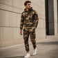 🔥 Winter Deal ✨ Heren Camouflage Hoodie & Broek Set 🧥 Warme Comfort, Sportieve Look & Casual Pasvorm