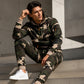 🔥 Winter Deal ✨ Heren Camouflage Hoodie & Broek Set 🧥 Warme Comfort, Sportieve Look & Casual Pasvorm