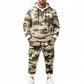 🔥 Winter Deal ✨ Heren Camouflage Hoodie & Broek Set 🧥 Warme Comfort, Sportieve Look & Casual Pasvorm