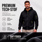 🔥 Winter Voorbereiding ✨ Heren Cargo Jack met Capuchon 🧥 Volledige Rits, Stoere Look & Praktisch Comfort