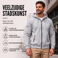 🔥 Winter Voorbereiding ✨ Heren Cargo Jack met Capuchon 🧥 Volledige Rits, Stoere Look & Praktisch Comfort