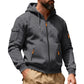 🔥 Winter Voorbereiding ✨ Heren Cargo Jack met Capuchon 🧥 Volledige Rits, Stoere Look & Praktisch Comfort