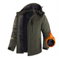 Winddichte winter shell jas