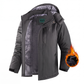 Winddichte winter shell jas