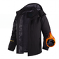 Winddichte winter shell jas