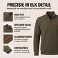 Heren sweatshirt van corduroy met kleurboek en halve rits