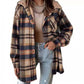 ❄️ Winter Voorbereiding ✨ Dames Geruite Capuchonjas 🧥 Zachte Warmte, Comfortabele Pasvorm & Tijdloze Winterstijl