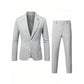 🔥 Gratis Verzending ✨ Heren Slim Fit 2-Delig Kostuum 🤵 Elegante Pasvorm, Moderne Uitstraling & Comfortabele Zakelijke Stijl