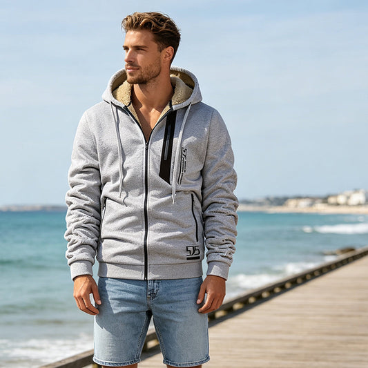 ❄️ Winter Deal ✨ Warme Herenjas met Pluche Voering 🧥 Dikke Voering, Capuchon & Ultiem Comfort voor Koude Dagen