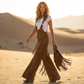 🔥 50% KORTING ✨ Retro Suède Fringe Tuinbroek Dames 🤎 Western Look, Uniek Design & Comfortabele Pasvorm