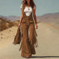 🔥 50% KORTING ✨ Retro Suède Fringe Tuinbroek Dames 🤎 Western Look, Uniek Design & Comfortabele Pasvorm