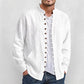 ✨ Nieuwe Collectie 👔 Heren Casual Overhemd met Opstaande Kraag 👕 Moderne Pasvorm, Comfortabele Stof & Elegante Dagelijkse Stijl
