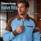 😍 50% KORTING ✨ Heren Casual Wafelstructuur Sweatshirt met Kwartrits 👕 Comfortabele Pasvorm, Moderne Look & Zachte Warmte