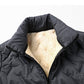 ❄️ 50% KORTING ✨ Heren Gequilte Winterjas met Imitatie Fleece Voering 🧥 Warme Bescherming, Comfortabele Pasvorm & Stijlvolle Winterlook