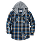 🔥 50% KORTING 🧥 Heren Geruit Flanellen Capuchonhemdjack 👔 Warme Laagjeslook, Zachte Stof & Casual Winterstijl