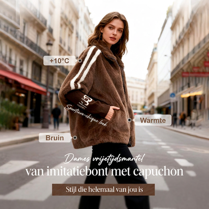 🧥 50% KORTING ✨ Dames Vrijetijdsjas met Capuchon & Rits 🌿 Comfortabele Pasvorm, Casual Stijl & Perfect voor Elke Dag