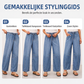 Casual jeans voor dames met wijde pijpen en een losvallende pasvorm