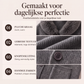 Damesgebreid vest met harige kraag