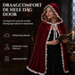✨ Nieuw binnen 🖤 Dames Dramatische Kanten Cape met Capuchon ✨ Elegante Statement Look, Uniek Design & Sfeervolle Uitstraling