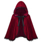✨ Nieuw binnen 🖤 Dames Dramatische Kanten Cape met Capuchon ✨ Elegante Statement Look, Uniek Design & Sfeervolle Uitstraling