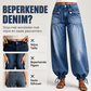 ✨ Nieuw binnen 👖 Dames Hoge Taille Ballonjeans – Trendy Pasvorm met Verstelbare Manchetten 💫