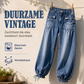 ✨ Nieuw binnen 👖 Dames Hoge Taille Ballonjeans – Trendy Pasvorm met Verstelbare Manchetten 💫