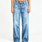 ✨ Nieuwe Denim Favoriet 👖 Dames Hoge Taille Wijde Pijpen Jeans – Elegante Look & Comfortabele Pasvorm 💙