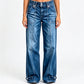 ✨ Nieuwe Denim Favoriet 👖 Dames Hoge Taille Wijde Pijpen Jeans – Elegante Look & Comfortabele Pasvorm 💙