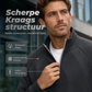 Heren casual warme sweatshirt met halve rits