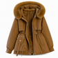 ❄️ Winter Favoriet ✨ Dames Gewatteerde Parka met Imitatiebont – Warm, Elegant & Comfortabel 🧥