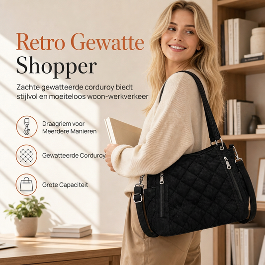 👜 Stijlvolle Dames Schoudertas met Grote Capaciteit – Elegante Handtas met Ruim Design & Praktische Indeling ✨