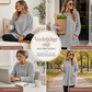 🤎 Warme Dames Top met Lange Mouwen en Ronde Hals – Comfortabel Basic Shirt met Zachte Pasvorm & Tijdloze Stijl ✨