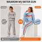 🔥 Dames 2-Delige Casual Set met Sweatshirt & Joggingbroek – Comfortabele Loungewear Outfit met Zachte Pasvorm en Moderne Stijl ✨