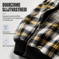 Unisex omkeerbare geruite hoodie met rits