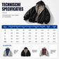 Unisex omkeerbare geruite hoodie met rits
