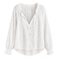 ✨ Nieuw & Trendy – Elegante kanten blouse met lange mouwen voor dames 👚 Losvallend, vrouwelijk & comfortabel ✨