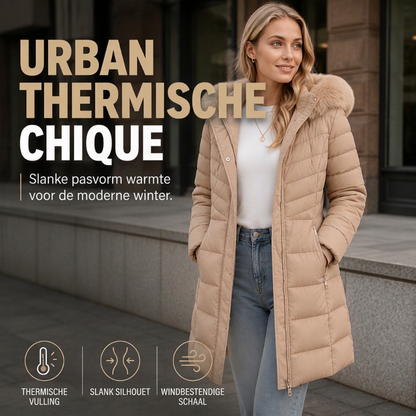 💎 Exclusieve Deal – Dames winterjas met getailleerde pasvorm 🧥 Warme katoenvoering, vrouwelijk silhouet & comfortabele winterbescherming ✨