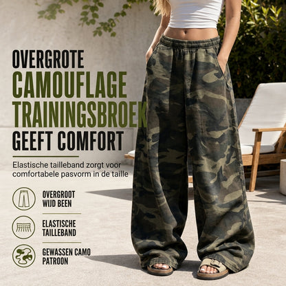 🔥 Tijdelijke Korting ✨ Oversized Camouflage Joggingbroek – Relaxed, Trendy & Ultiem Comfort 👖