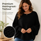 💥 Tijdelijke Aanbieding ✨ Dames Gebreide Trui – Wijde Vleermuismouwen & Heerlijk Comfort