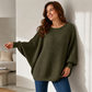 💥 Tijdelijke Aanbieding ✨ Dames Gebreide Trui – Wijde Vleermuismouwen & Heerlijk Comfort