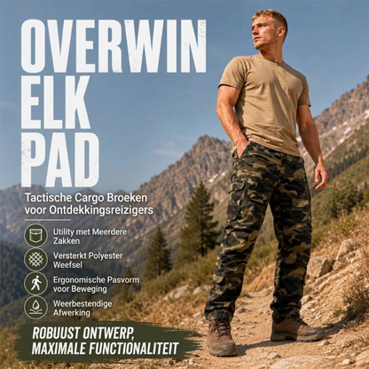 🔥 Vandaag Extra Voordelig 👖 Heren Cargobroek – Camouflagepatroon & Meerdere Praktische Zakken