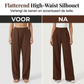 🌟 Nieuw & Trendy – Damesbroek met hoge taille en wijde pijpen 👖 Elegante plooien, soepelvallende pasvorm & flatterend silhouet ✨